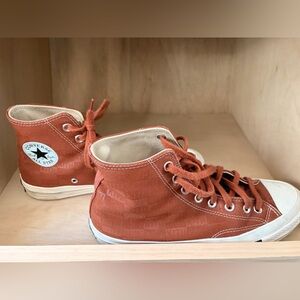 KITH Converse High-Tops in Burnt Orange Brown size  8.5. No offers